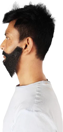 Vista 3 de HPO pelo sintético barba Cosplay pelo facial para hombre