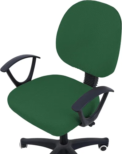 Vista 42 de Smiry Fundas de asiento de silla de computadora de oficina, de jacquard elástico, extraíbles, lavables, antipolvo, protectores de cojín para silla