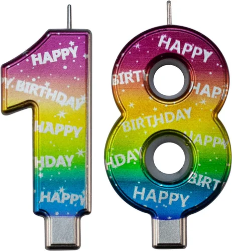 Vista 73 de DERVENTA Vela Grande de Cumpleaños Número 3D Verde Luminoso de 3.7 Pulgadas Celebración de Fiesta Aniversario Decoración Adorno para Pastel 1 Pieza