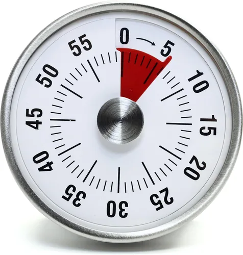 Vista 10 de Temporizador de cocina para cocinar, temporizador de cocina de chef, temporizadores visuales, cuenta regresiva de 60 minutos, base magnética, reloj