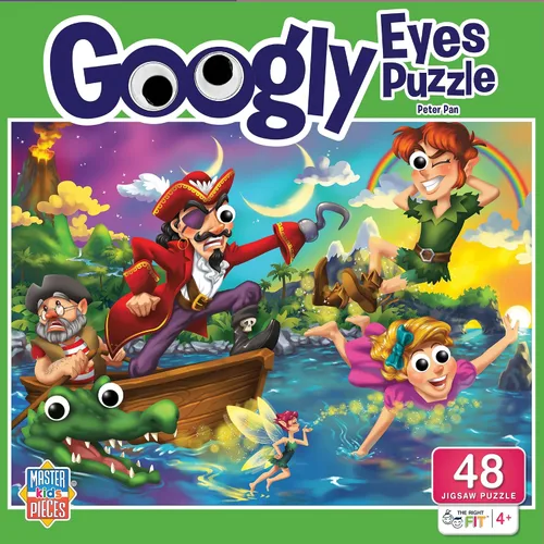Vista 9 de Holiday - Googly Eyes - Rompecabezas de 48 piezas alrededor del árbol de Navidad