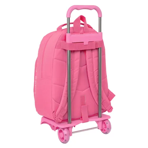 Vista 3 de Mochila Escolar con Ruedas BlackFit8 Glow up Rosa (32 x 42 x 15 cm)