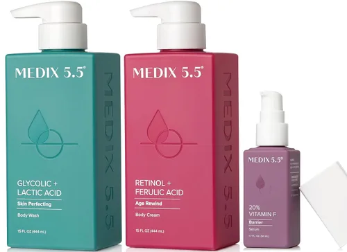 Vista 24 de Medix 5.5 Crema hidratante reafirmante con loción corporal de retinol Tratamiento para el cuidado de la piel crepey Crema corporal con retinol