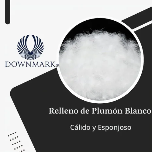 Vista 2 de Royal Elite - Edredón de plumón canadiense tamaño Queen - Hecho en Canadá relleno de edredón de plumón blanco con pestañas en las esquinas