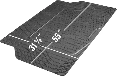 Vista 5 de Armor All Alfombrilla de carga resistente, alfombrilla de ajuste universal para automóviles, camiones, SUV, color negro