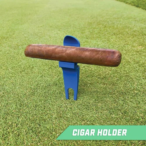 Vista 5 de GoSports - Herramienta de golf para escopeta de cerveza y soporte para cigarros, elige tu color, paquete de 6 para golfistas a los que les gusta ir