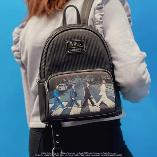 Vista 7 de Loungefly The Beatles Abbey Road - Bolso de hombro con doble correa para mujer