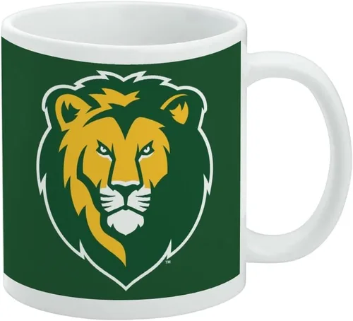 Vista 25 de Taza de cerámica con el logotipo principal de la Universidad Rider, taza de regalo novedosa para café, té y bebidas calientes, 11oz, blanca