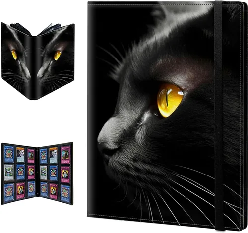 Vista 31 de Carpeta para tarjetas de intercambio, 9 bolsillos para tarjetas intercambiables, 360 bolsillos de doble cara, funda para tarjetas de tamaño Mujeres