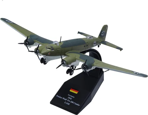 Vista 7 de B-17 Flying Fortress - Aviones fundidos a presión a escala 1/144, modelo de avión de metal pesado para coleccionista, entusiasta de la aviación