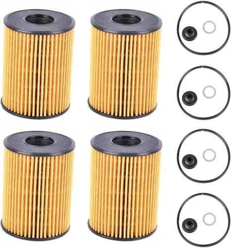 Vista 10 de Filtros de aceite con juntas tóricas y juntas de tapón de drenaje 26320-3N000 Compatibles con Genesis G80 GV80 3.5L 2021-2023/GV70 3.5L