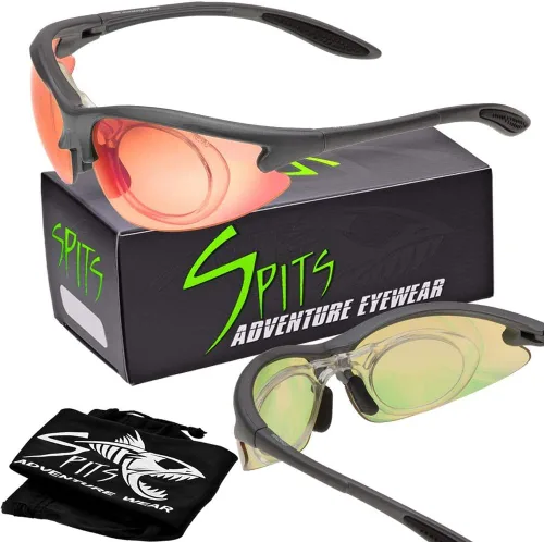 Vista 3 de Spits Eyewear 1.50 Gafas de seguridad de tiro con aumento completo MAGSHOT Pick Frame & Lens Color Marco negro