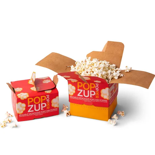Vista 4 de Popzup Kit de palomitas de maíz Movie Time - Microondas