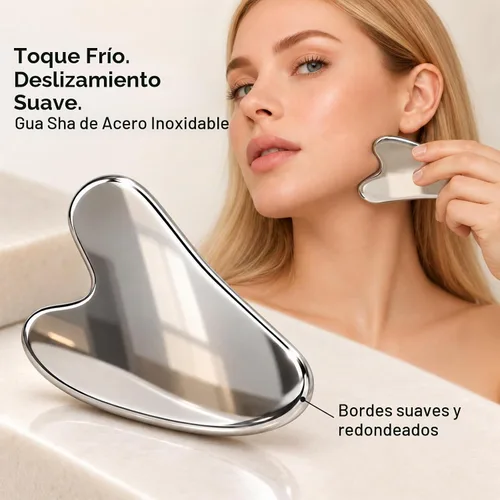 Vista 6 de Gua Sha Facial Tools, Lymphatic Contour Face Brush Set
