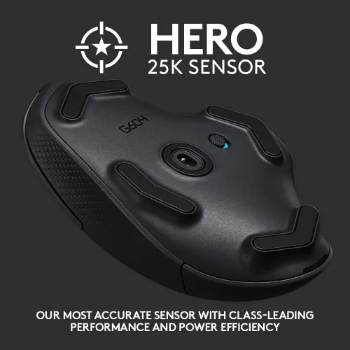 Vista 6 de Logitech Ratón inalámbrico para juegos G604 Lightspeed (renovado)