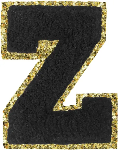 Vista 109 de 3Pcs Letter Patches Varsity Glitters Chenille,SPRT Iron on Blue Letter Patch,Alphabet Cloth Patch for Team Costume Decoration 3.1in Height S