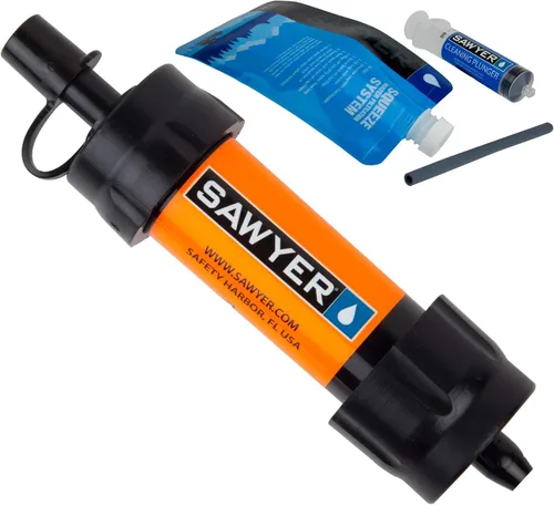 Vista 22 de Sawyer Products SP350 Sistema de filtración de agua Mini, solo filtro y émbolo de limpieza, individual, morado