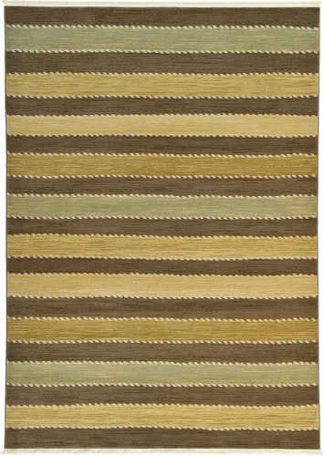 Vista 13 de Unique Loom Fars Collection - Alfombra de área - Monterey (2' 2" x 3' 1" Rectángulo, Marrón/Crema)