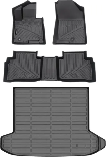 Vista 28 de Auxko Alfombrillas para Todo Clima Alfombrilla de Carga con Alfombrilla de Respaldo para Hyundai Ioniq 5 (Consola Central Inmóvil, No para Limited)