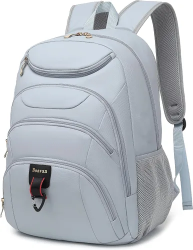 Vista 33 de Mochila para laptop Boavan para hombres (Negro, 15.6), Rosa(Amour Pink), Elegante