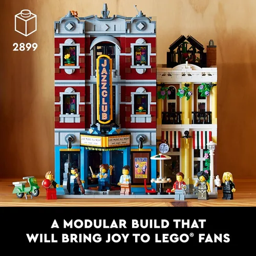 Vista 2 de LEGO Icons Jazz Club 10312 - Juego de construcción para adultos y adolescentes, un regalo coleccionable para músicos, amantes de la música