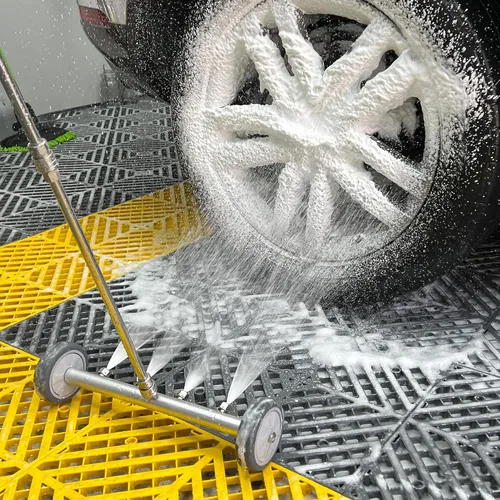 Vista 6 de M MINGLE Accesorio para lavadora a presión del tren de rodaje, potente lavadora de 16 pulgadas para debajo del automóvil con cañón de espuma