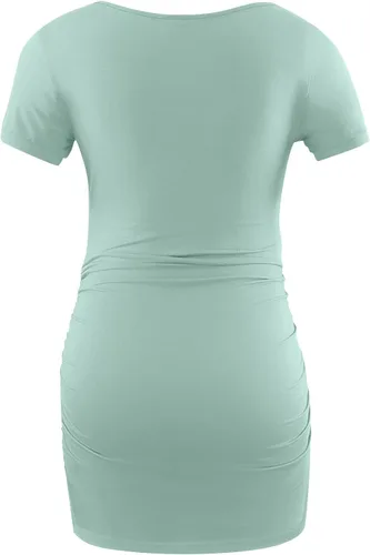 Vista 4 de Peauty Women's Maternity Side Ruched Shirts