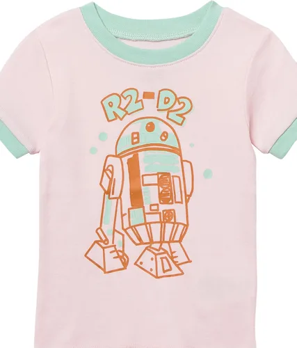 Vista 3 de Tienda Essentials Disney Marvel Star Wars Pijamas de algodón ajustadas para niñas y niños pequeños