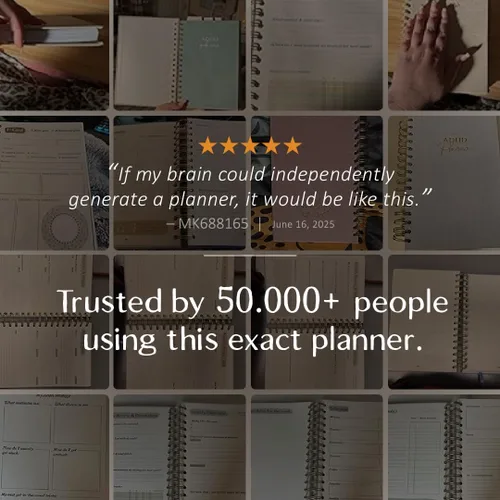 Vista 8 de El Planificador ADHD para Adultos - Diario ADHD Diario y Semanal sin Fecha para Personas Desorganizadas, 90 Días - Rastreador de Hábitos, Registro