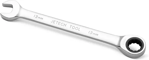 Vista 14 de Jetech - Llave combinada de trinquete de 10 mm, llave de carraca de grado industrial con trinquete de 12 puntas y 72 dientes, acero Cr-V forjado