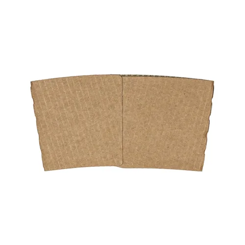Vista 2 de Karat C5300 (Kraft) Fundas tradicionales para tazas de 10 oz. - 24 oz., Kraft (Paquete de 1000)