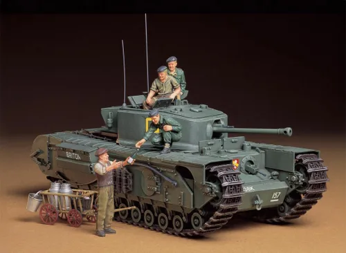 Vista 7 de Tamiya America, Inc 1/35 British Churchill MKVII Tanque, TAM35210