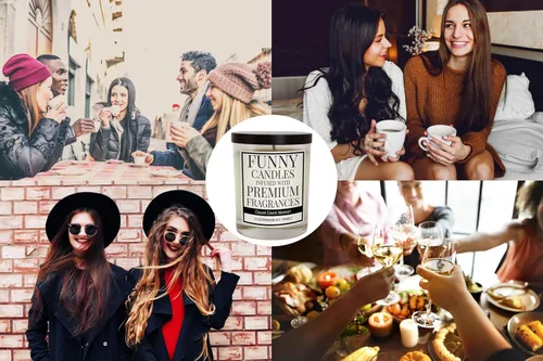 Vista 6 de You're Awesome Keep That S Up - Vela de amistad para mujeres, hombres, mejores amigos, regalos de cumpleaños para amigas, mujeres, mejores amigos
