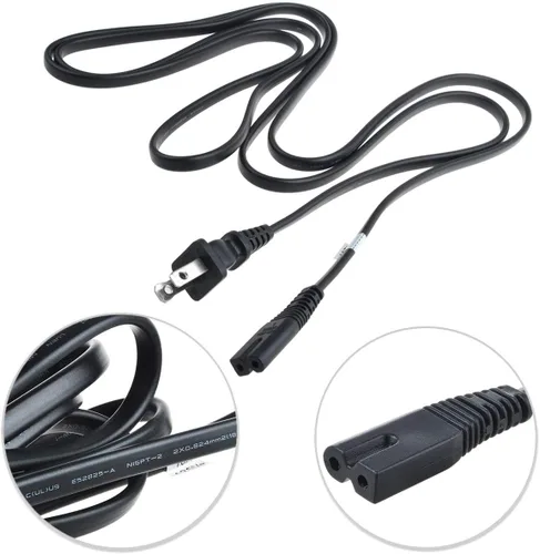 Vista 3 de Cable de alimentación de CA compatible con Monster Rockin Roller Mini RR-Mini cargador de altavoz