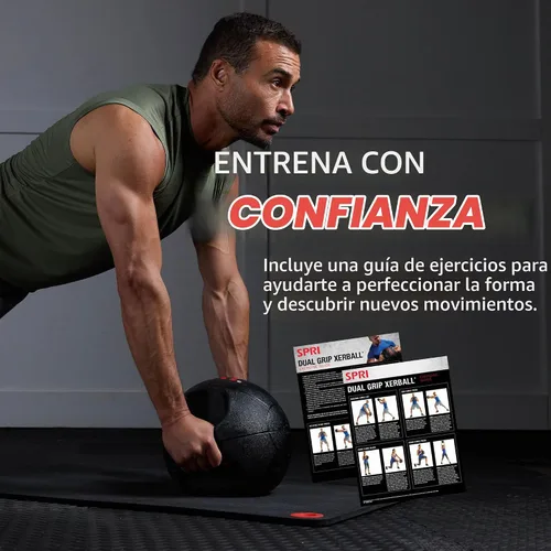 Vista 6 de SPRI Medicine Ball with Handles