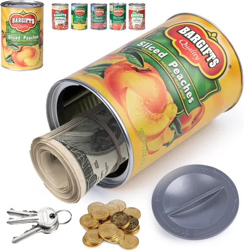 Vista 12 de BarGifts Caja Fuerte Oculta Lata de Aerosol Falsa con Compartimento Oculto, Almacenamiento Oculto Mantiene Tus Objetos de Valor Seguros Como Dinero