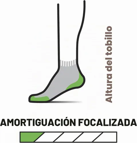 Vista 3 de Smartwool Calcetines tobilleros acolchados para hombre Negro