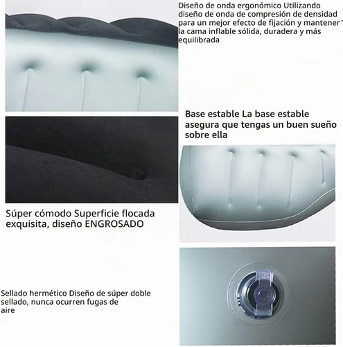 Vista 7 de Colchón de aire inflable del asiento trasero de la cama universal