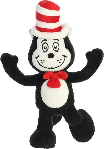 Vista 7 de Aurora® Whimsical Dr. Seuss™ - Animal de peluche con armadura de gato en el sombrero, con licencia oficial para juegos imaginativos, perfecto