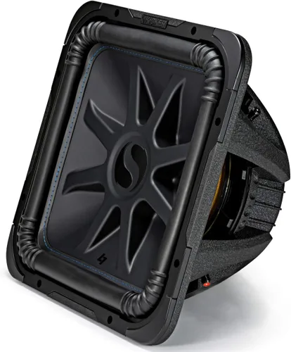 Vista 3 de KICKER L7S15 Audio para coche Solobaric 15" Subwoofer cuadrado L7 Dual 4 Ohm Sub 44L7S154 (renovado)