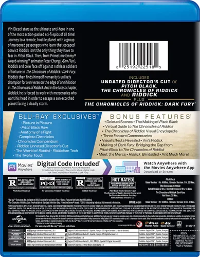Vista 3 de Riddick The Complete Collection Blu-ray