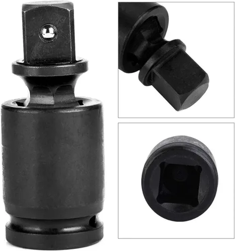 Vista 6 de Zócalo de impacto profundo de 1 pulgada Adaptador giratorio Wobble Universal Joint Impact Socket - Métrico, 1 unidad