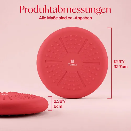 Vista 5 de Cojín Tambaleante Tumaz - Asiento Móvil para Mejorar la Postura al Sentarse y Mantenerse Concentrado para Niños con Necesidades Sensoriales, Disco