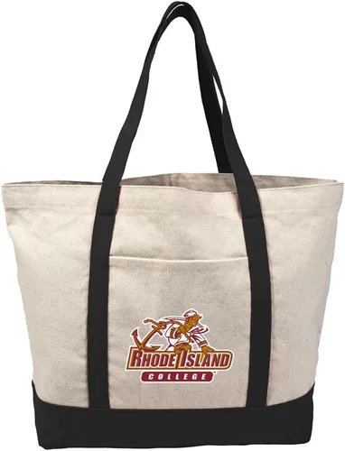 Vista 213 de Campus Lab Bolsa de lona con logotipo primario colegiado con bolsillo externo, bolsa de hombro reutilizable para ir de compras, playa Águilas A&m