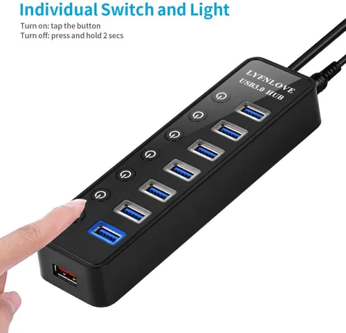 Vista 4 de Multi Puerto USB Hub.