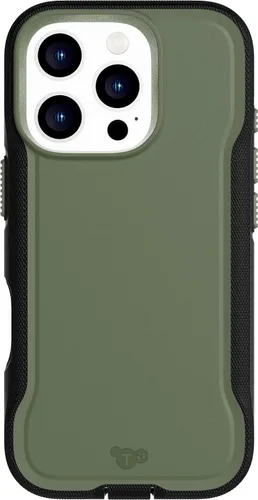 Vista 64 de Tech21 Evo Max - Funda para iPhone 15 Plus, compatible con MagSafe, funda de protección contra impactos, cordones incluidos, color negro
