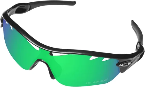 Vista 2 de BroLizard - Lente polarizada de repuesto para gafas de sol Oakley Radar Edge ventiladas OO9184, verde