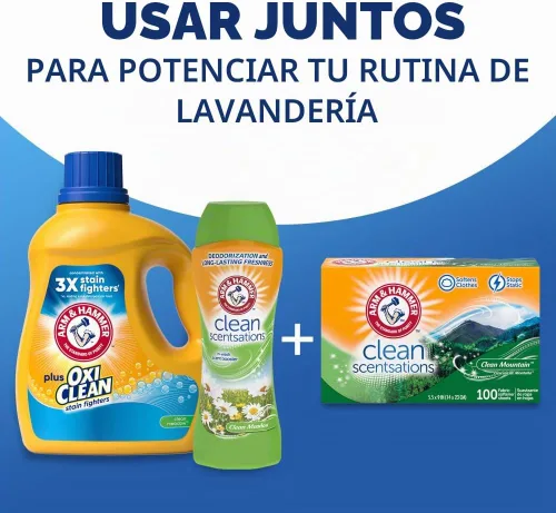 Vista 10 de ARM & HAMMER Detergente líquido para ropa Plus OxiClean