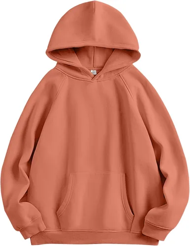 Vista 37 de ANRABESS - Sudaderas con capucha para mujer, sobre talla, de vellón de manga larga, modelo de 2024, para otoño