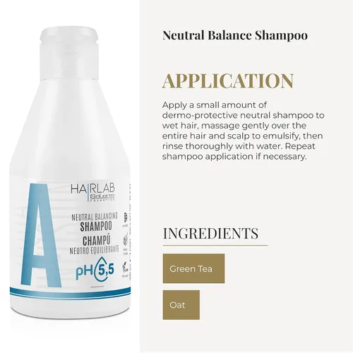 Vista 4 de SALERM - Champú Dermoprotector Neutral - Hair Lab Neutral Balancing - 10.1 fl oz - pH neutro - Para todo tipo de cabello - Con vitaminas B y C